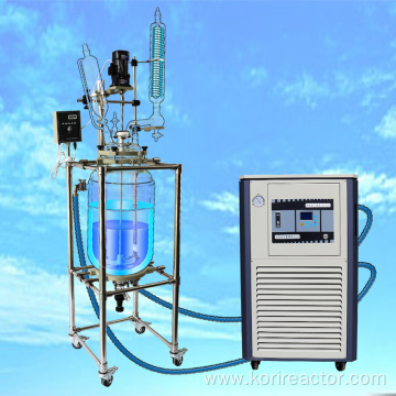 Double Layer Glass Reactor for Sale with CE